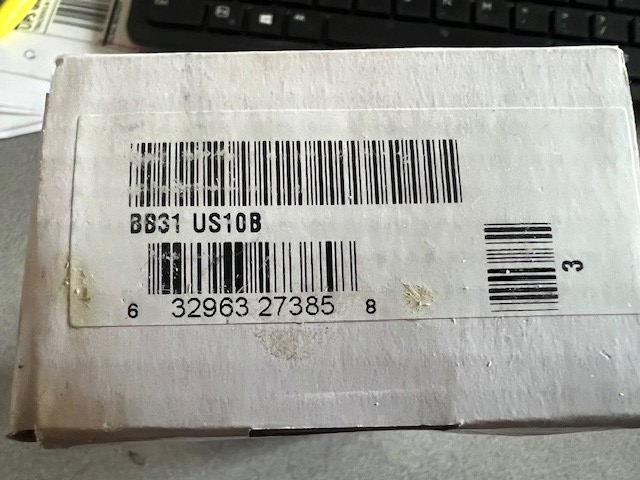 CRP BB31 US10B MORTISE HINGES BOX OF THREE  4 1/2 X 4 1/2 US10B