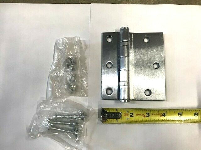 3 EACH BAH BB0 171 4 1/2  US26D  FULL SURFACE HINGES 