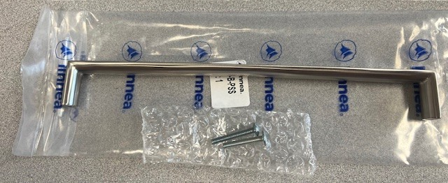 Linnea 304 Grade Satin Stainless Steel 8-13/16 " CC    Cabinet  Pull