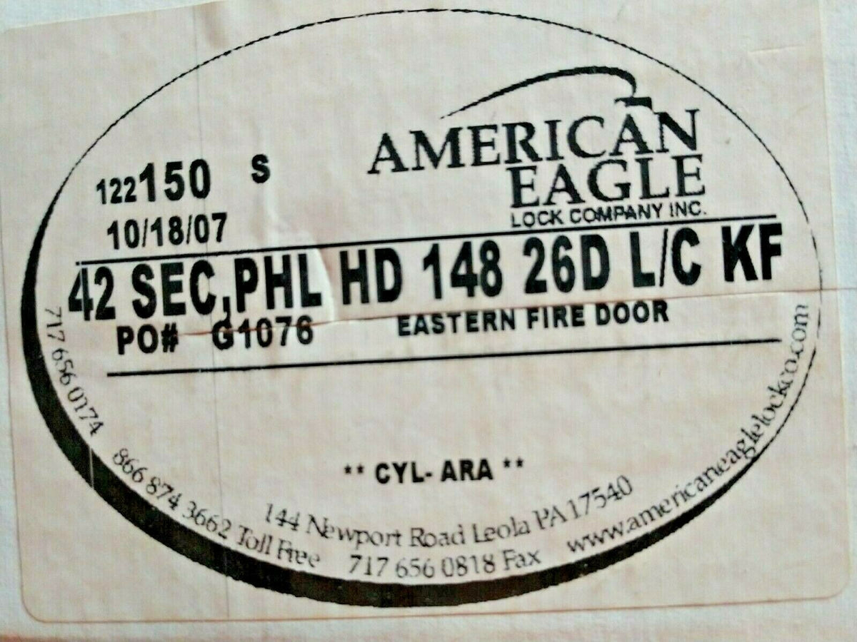 PDQ AMERICAN EAGLE EXIT TRIM 42 SEC PHL HD 148 26D ARROW KWY CLASSROOM FUNCT