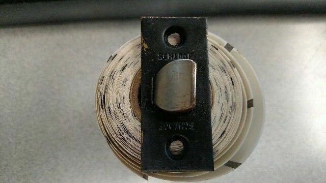 SCHLAGE 2 3/8" SPRING LATCH US10B FOR TUBULAR LATCH SETS
