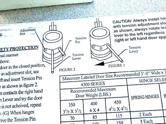 3 EACH  BOMMER HINGE LB4310C-540-640 US10B COMMERCIAL SPRING HINGE UL