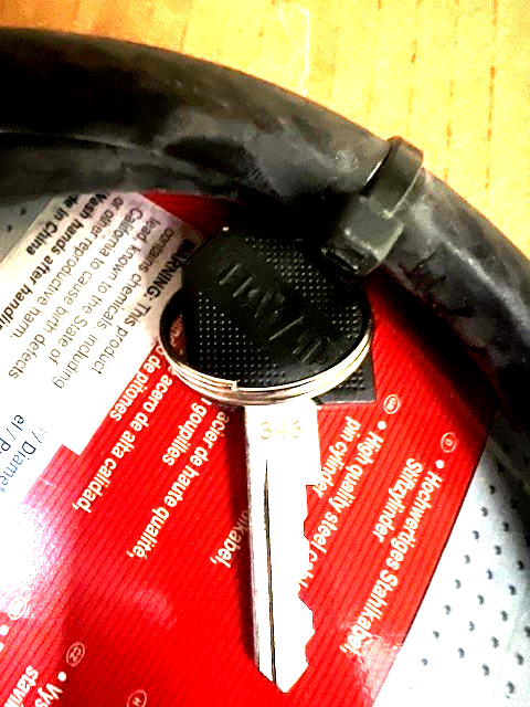 ABUS CITADEL CS30.80  BIKE CABLE LOCK - BLACK "DETROIT" (1 key only)