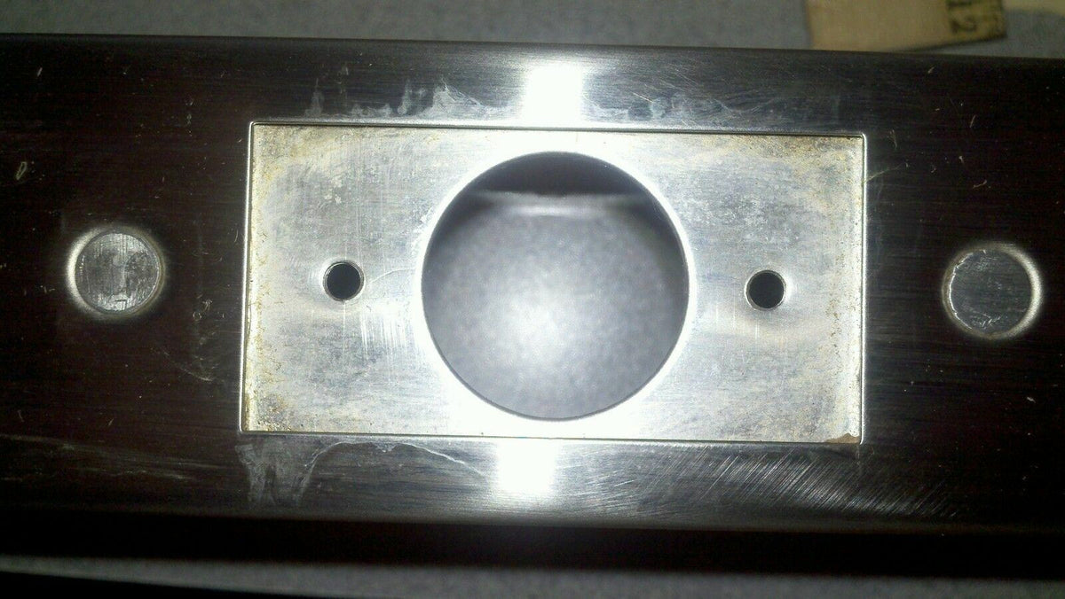 LOCKSMITH DOOR REPAIR WRAP AROUND PLATE W/ REINFORCED BACKPLATE  EP2-SS US32D