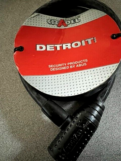 ABUS CITADEL CS30.80  BIKE CABLE LOCK - BLACK "DETROIT"
