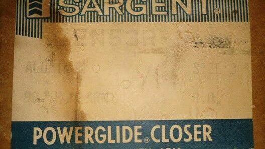 SARGENT POWERGLIDE DOOR CLOSER EN53R BODY ONLY RIGHT HAND SIZE 3
