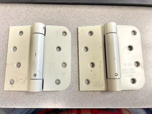 2- Hager 1754 4" x 4" Square by 5/8" RC Steel Full Mortise Residential PC Hinge
