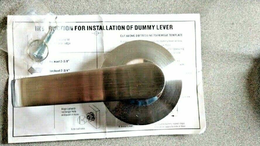 LOCKSMITH SINGLE DUMMY LEVER US26D 3 3/8" DIAMETER ROSE