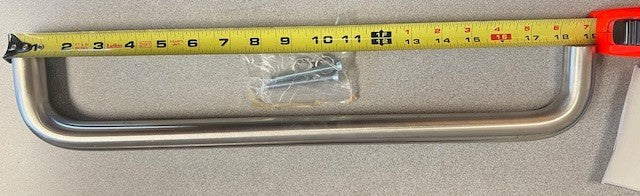 DON JO #20  DOOR PULL 18" CC 19" OVERALL X THRU BOLT US32D X 1" STOCK