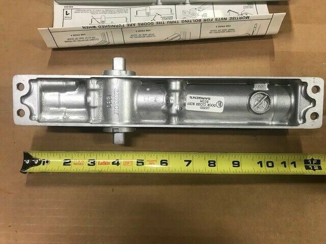 SARGENT DOOR CLOSER  1230 BODY ONLY AND COVER IN ALUMINUM
