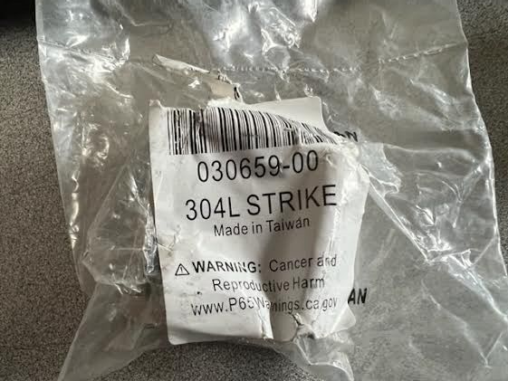VON DUPRIN 304L STRIKE ( AKA 030659-00 )
