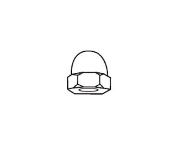 B-1000133 Bobrick 1000133 Acorn Nut - 10-32 FOR THROBOLT URINAL SCREEN WAHROOM 