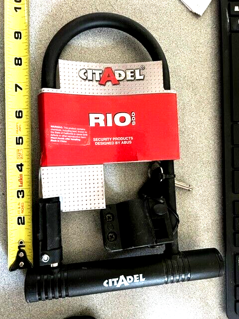 ABUS  LOCK CITADEL  CU-200-230 BC U BIKE LOCK " RIO " 12MM SHACKLE  12  X 230