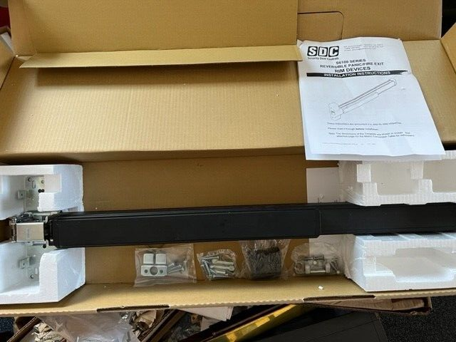 SDC HARDWARE S6100 FIRE RIM DEVICE (FOR PARTS) US10B 3'
