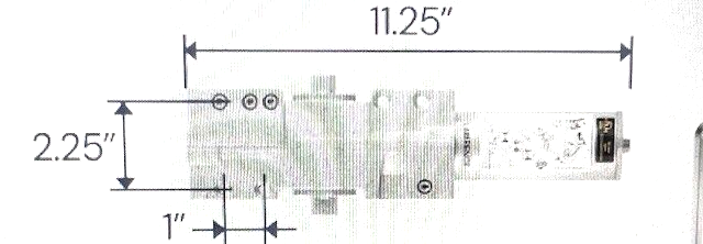 UAC DOOR CLOSER  UAC DC-F8400HO  HOLD OPEN ALUM TRI PACK
