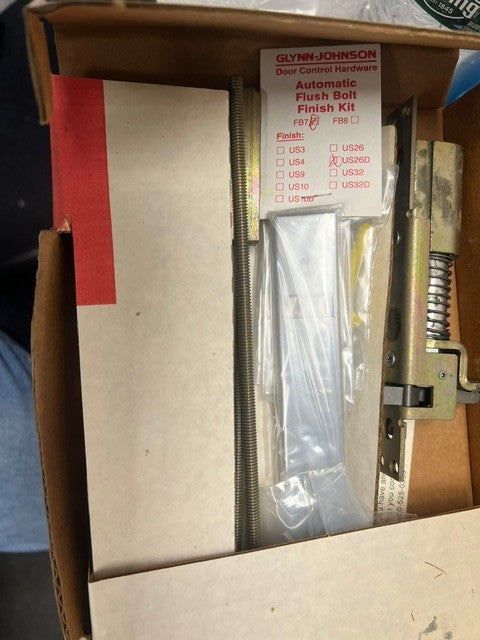 GLYNN JOHNSON VON DUPRIN FB7 US26D AUTO FLUSH BOLTS (PAIR) NOS