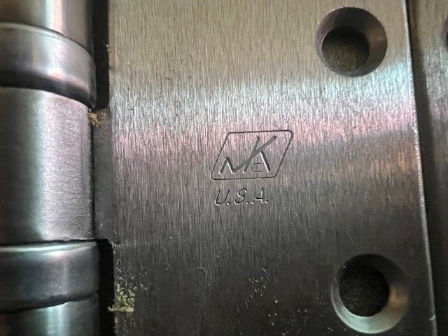 3 EACH MCKINNEY T4A3386 US32D NRP 5 X 4 1/2" ALL WOOD SCREWS