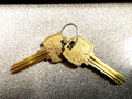 2 EACH FALCON LOCK " E " KEYBLANKS 6 PIN  *1 CUT)