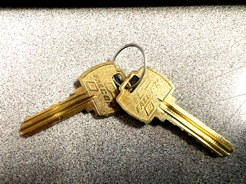 2 EACH FALCON LOCK " E " KEYBLANKS 6 PIN  *1 CUT)