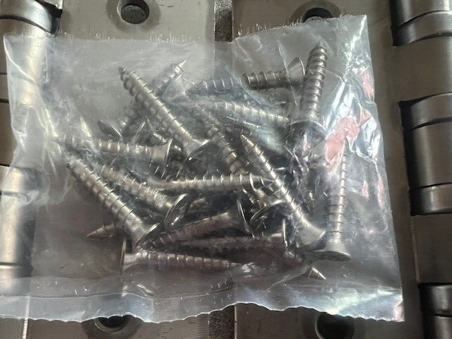 BOX OF 3 T4A3386 4 1/2 X 4 1/2 HW US32D NRP HINGES MADE IN USA USED* ALL WOOD SC