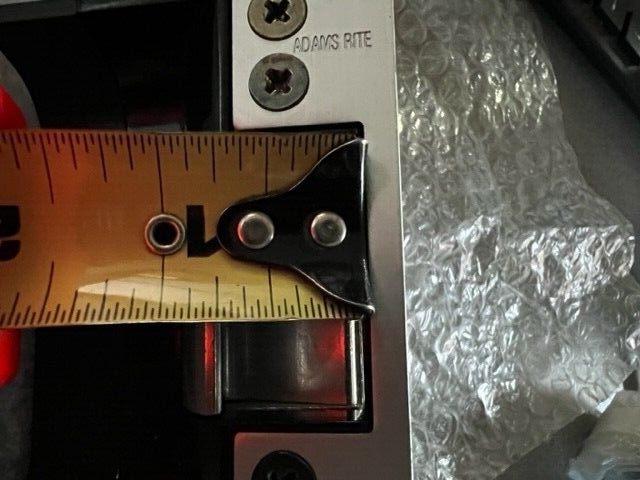 ADAMS RITE ELEC STRIKE 7170-515-628-03  W/ EXTEND LIP 12VDC FAIL SAFE ALUM FIN
