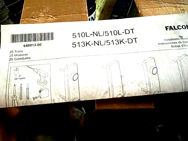 FALCON HARDWARE 510L -NL US26D LON  LESS CYLINDER LONGITUDE