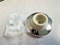 IVES 407 1/2 B26 POLISHED CHROME ON BRASS CONCAVE WALL DOOR STOP