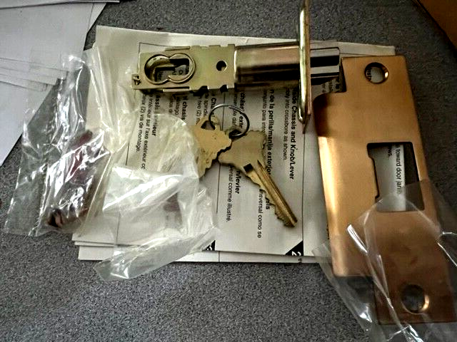 FALCON LOCK Y581PD D DAN 612 X ASA  US10 STOREROOM TUBULAR LOCK, DANE HANDLE SC2