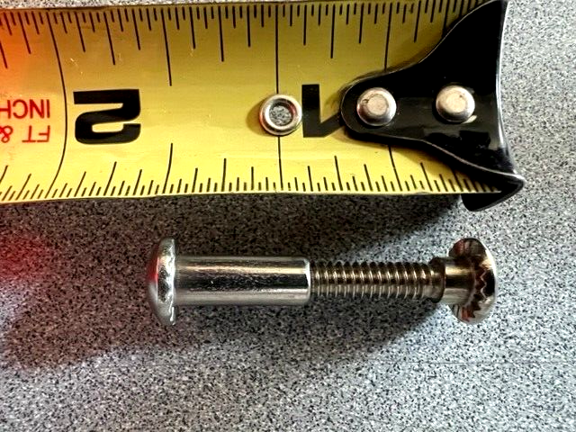 COMMERCIAL BATHROOM PANEL SEXNUT & BOLT STAINLESS STEEL 1 - 1 3/8" PANEL