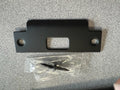 ASA LOCK STRIKE US19  4 7/8" FLAT BLACK W/ SCREWS 4 CYLINDRICAL & TUBULAR LOCKS