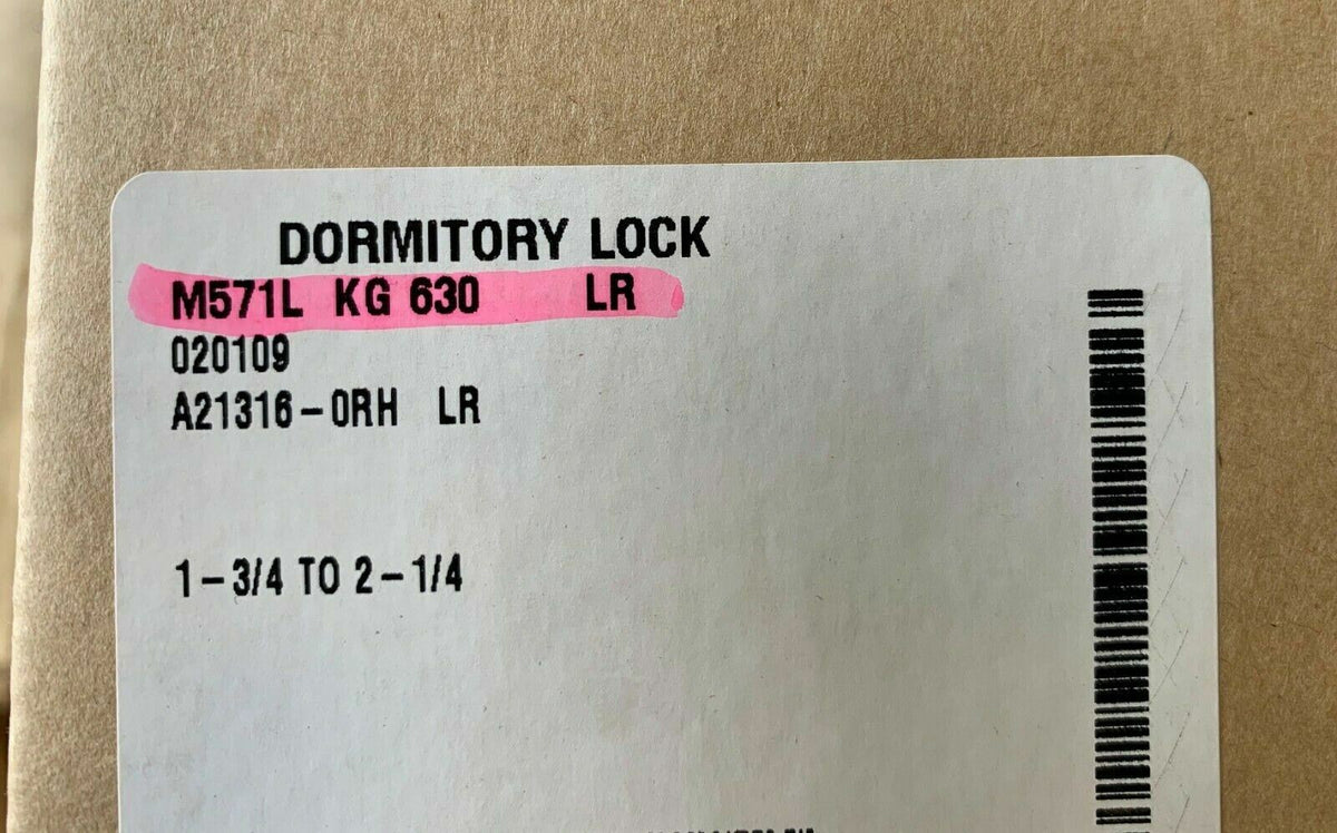 FALCON . M571L KG 630 Dormitory Lockset less cylinder