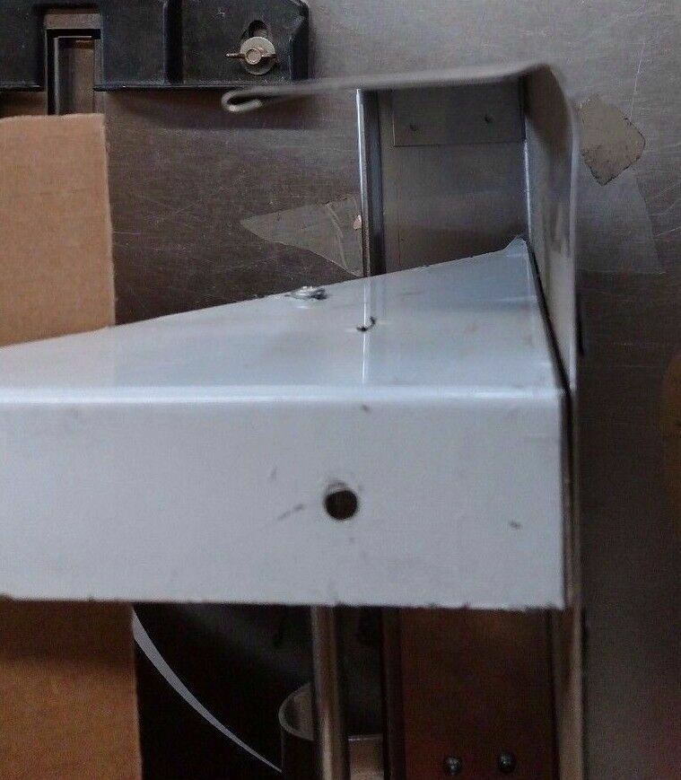  ASI 1315-3 SHELF/HOOK & MOP STRIP STAINLES STEEL IND GRADE (slight imperection)