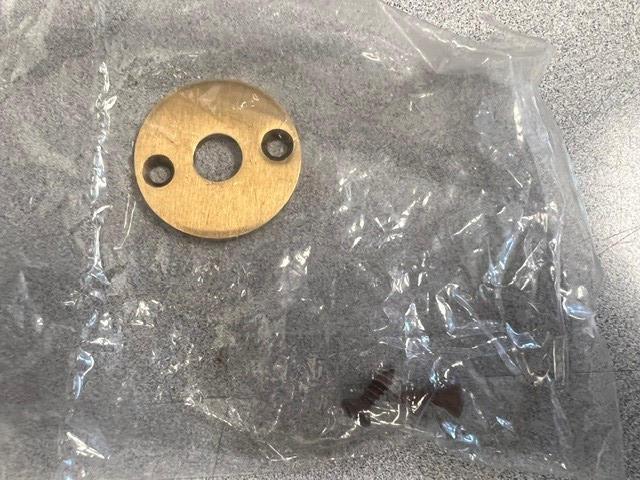 CORBIN RUSSWIN 438F90 -612 MORTISE LOCK EMERGENCY KEY RELEASE PLATE SATIN BRONZE