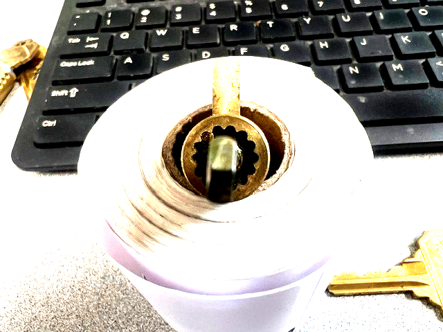 Hager 3960 Fixed Cylinder  with Schlage C Keyway (KEYED 5 PIN DRILLED 6 PIN)