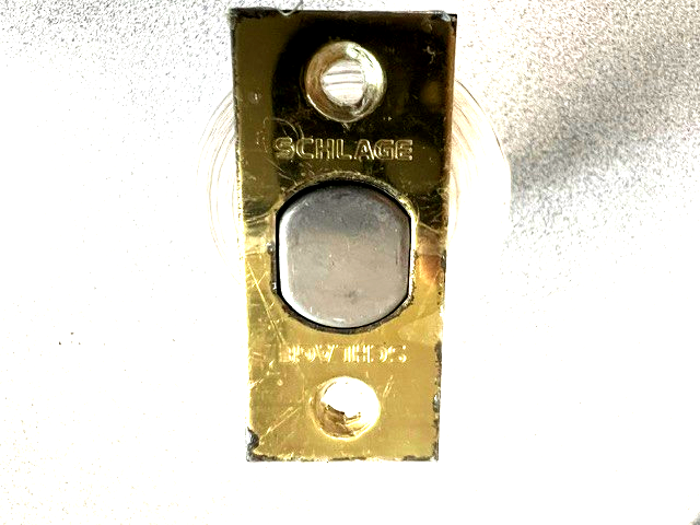 SCHLAGE DEADBOLT ONLY US3 ADJUSTABLE BACKSET (LOOK CLOSELY AND COMPARE)