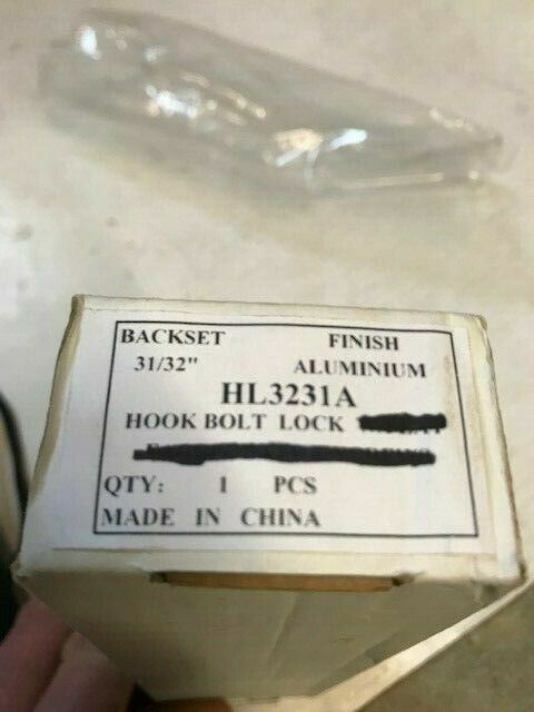 INTERNATIONAL TACO HOOKBOLT MODEL HL3231A 31/32 " BACKSET BODY ONLY