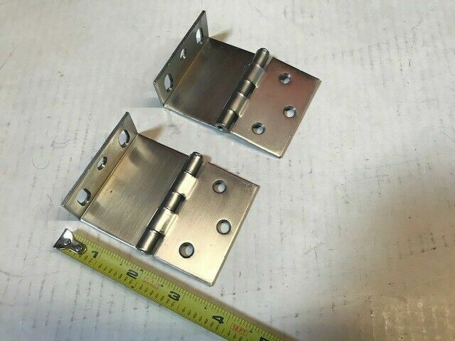 1 PR STANLEY 1589 OVERLAY HINGES EDP 35-7276 CABINET HINGE 1 1/8" - 1 3/8" INSET