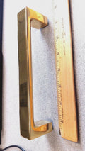 SOLID POLISHED BRASS PULL  ARCHITECTURAL QUALITY