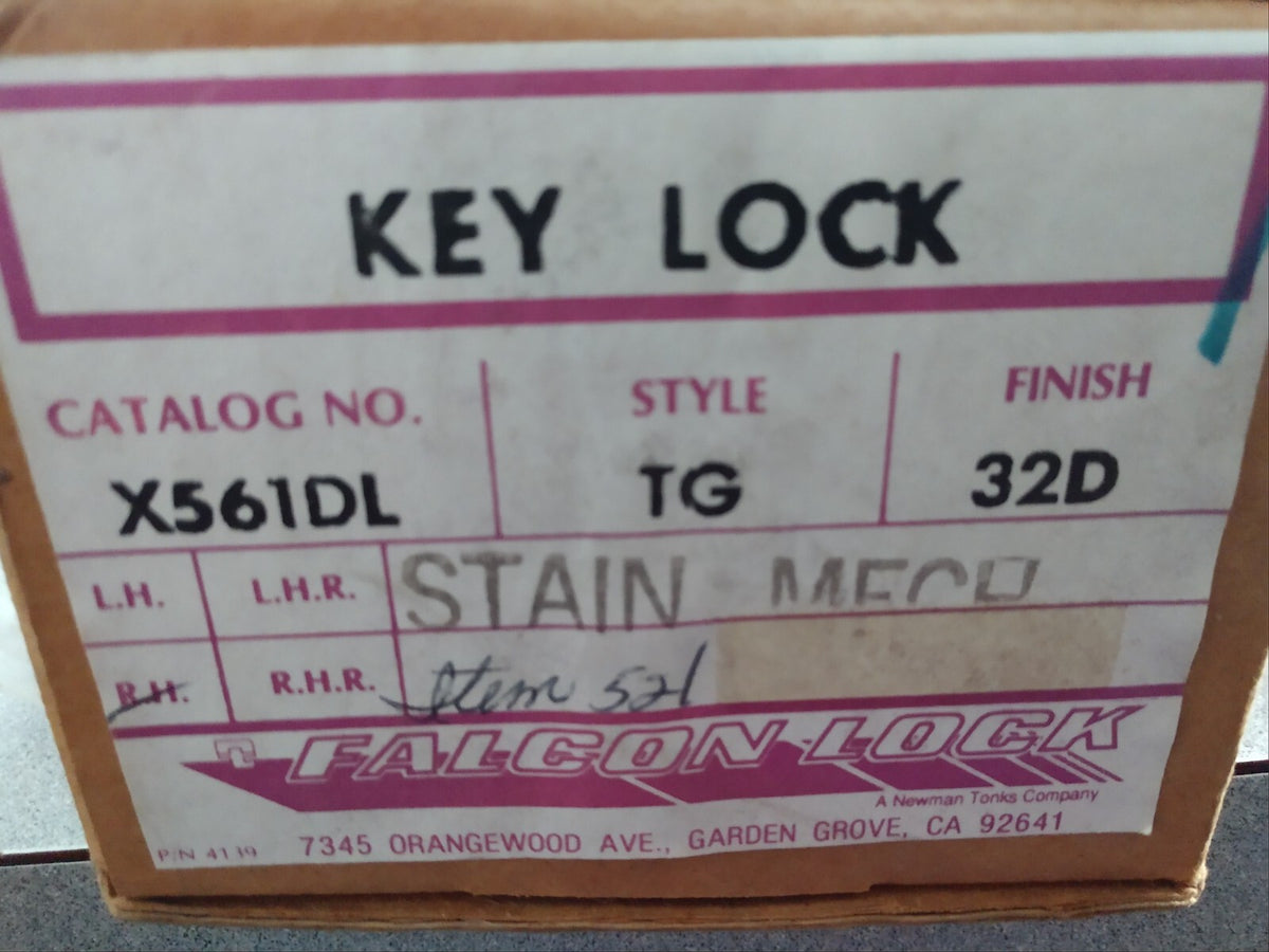 FALCON LOCK X561 TG CLASSROOM US32D 2 3/4" BS GRADE 1 FOR SFIC LESS CORE