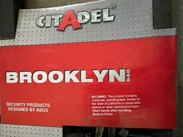 ABUS  LOCK CITADEL  CU-170-280-13BC U BIKE LOCK " BROOKLYN " 170 X 280