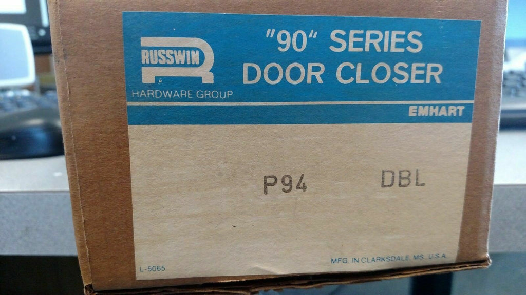 CORBIN BY EMHART P94 DBL DOOR CLOSER NOS SIZE 4