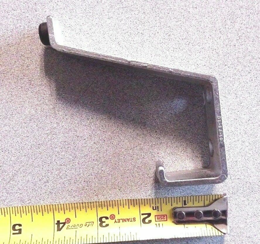 COMMERCIAL HEAVY WEIGHT COAT & HAT HOOK WITH BUMPER ZINC ALUM PAINTED