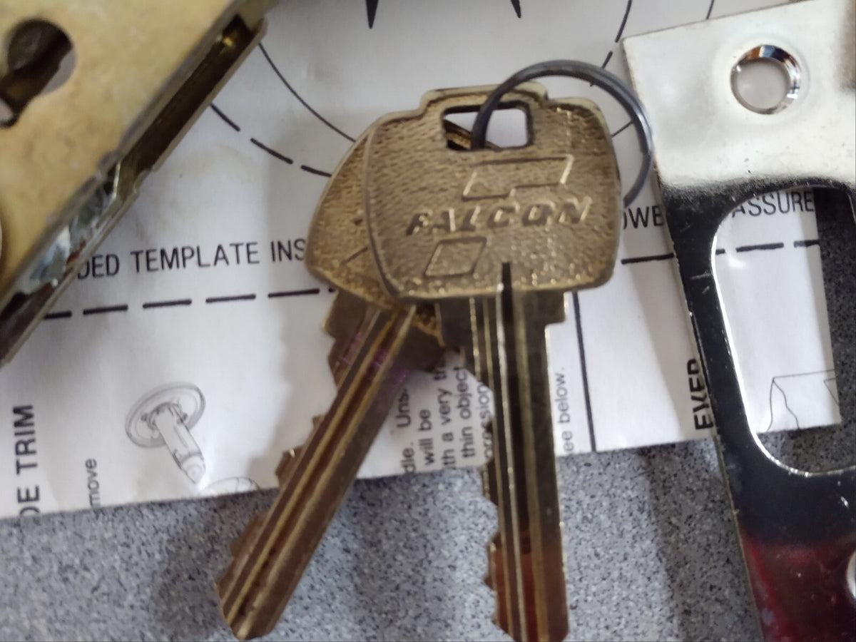 FALCON F521 HG 26D ENTRY G KEYWAY NOS TUBULAR LOCK 2 3/4" BS X T STRIKE