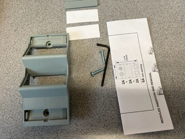 10 EACH WIREMOLD CM-ARA-G ANGLED RACEWAY ADAPTER GRAY