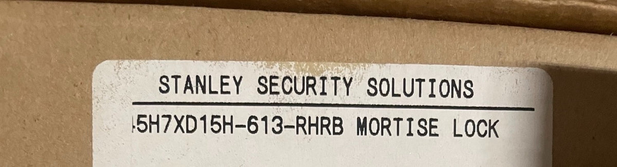 BEST LOCK BY STANLEY 45H7XD15H-613  Half-working storeroom function (XD)