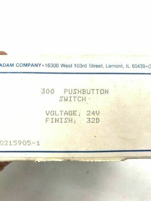 Folger ADAMS 300-PB Push button  24V-630
