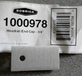 BOBRICK  1000978 END CAP FOR HEADRAIL  UPC 716954007643