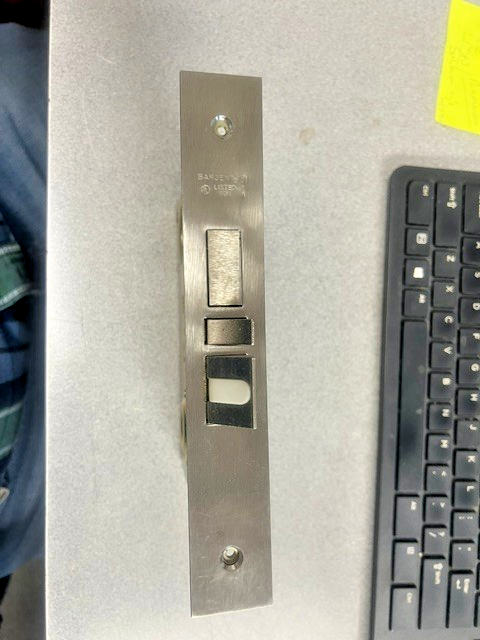 SARGENT MORTISE LOCK BODY 8150 RR US26D BODY ONLY W/ FACEPLATE HOTEL GUEST