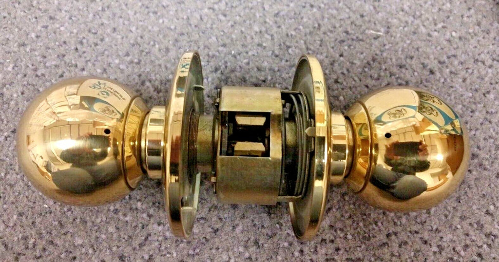 LOCKSMITH ARROW H02-BB -605 -US3 PRIVACY SET NOS 2 3/4" BACKSET X ASA BALL KNOB