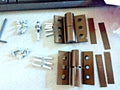 EZ3RH ALUM DOOR REPLACE  SURFACE HINGES FOR RH DOORS DURO FIN  (LESS THAN ROTON)